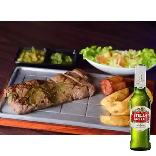 Combo Baby Beef a la Parrilla + Stella Artois 335 ml