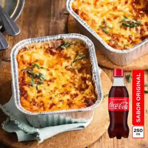 Lasagna Bolognesa 350gr + Cocacola 250ml
