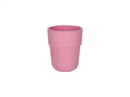Vaso Fibra Bambú Escolar Rosa 300 mL Casaideas