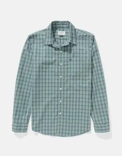 Camisa Hombre Verde Talla: MEDIUM 2722350 American Eagle