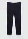 Pantalón Milan Navy Talla 42 Hombre Mango