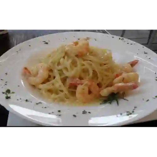 Spaguetti con Camarón