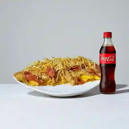 Combo Salchipapa Especial +Cocacola Orig 400ml
