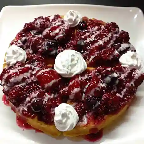 Waffle de Frutos Rojos