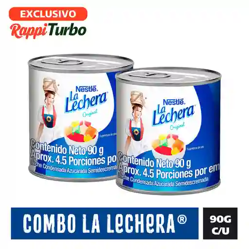 2 x Leche Condensada La Lechera 100 g