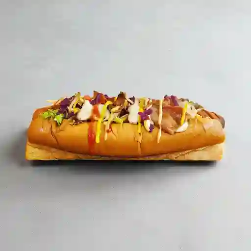 Hot Dog Hamburgo Grande y Tocineta