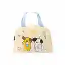 Lonchera Serie Doggie Power Moni y Bagel Amarillo Miniso