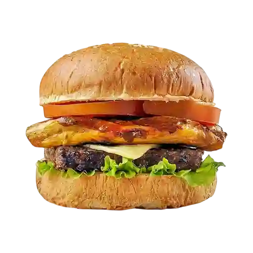 Hamburguesa Pollo y Carne Angus