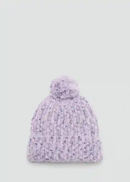 Gorro Malva Lila Talla 96 Niñas Mango