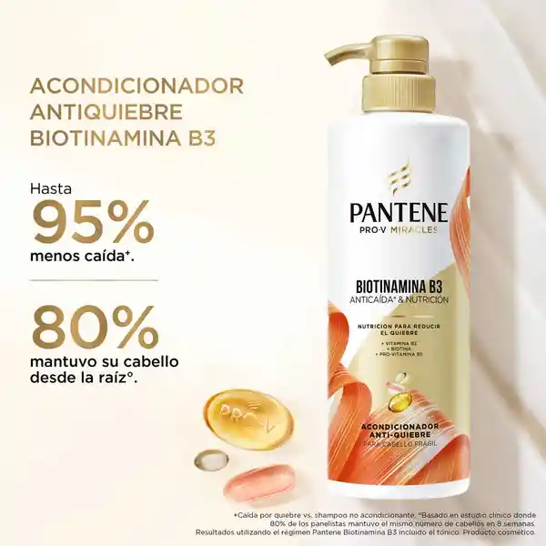 Acondicionador Antiquiebre Pantene Biotinamina B3 510 mL