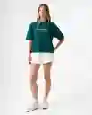 Camiseta Mujer Verde Talla S 602G002_VER195220 Americanino