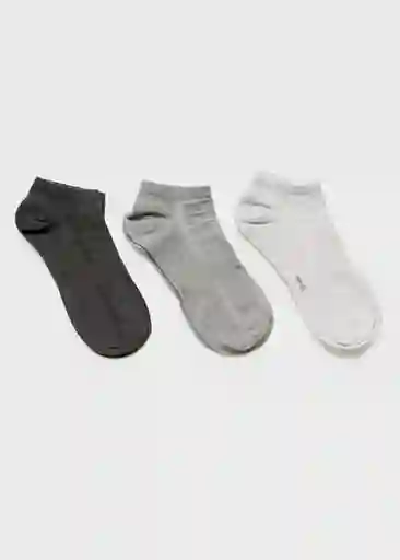 Calcetines Minitobi Gris Talla 42 Hombre Mango