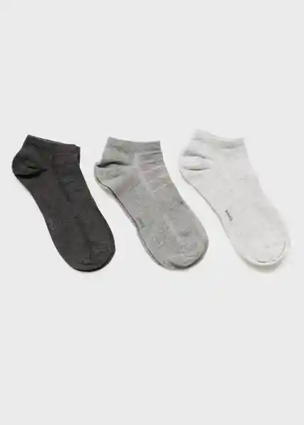 Calcetines Minitobi Gris Talla 42 Hombre Mango