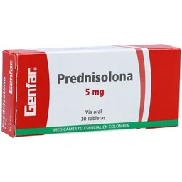 Genfar Prednisolona (5 mg)