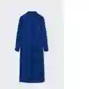 Vestido Jaca Azul Talla 24 Mujer Mango