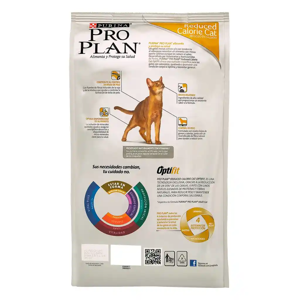 Alimento PRO PLAN® para gatos adultos calorias reducidas x 3 kg