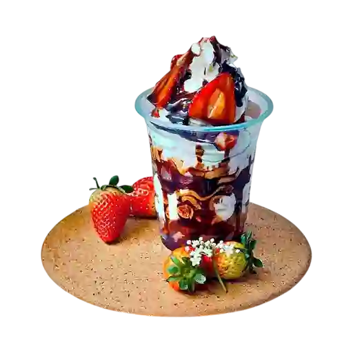 Fresas con Crema y Chocolate