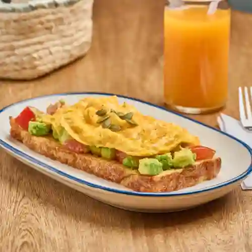 Tostada de Aguacate