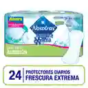 Nosotras Protectores Diarios Frescura Extrema Tela Tipo Algodón 