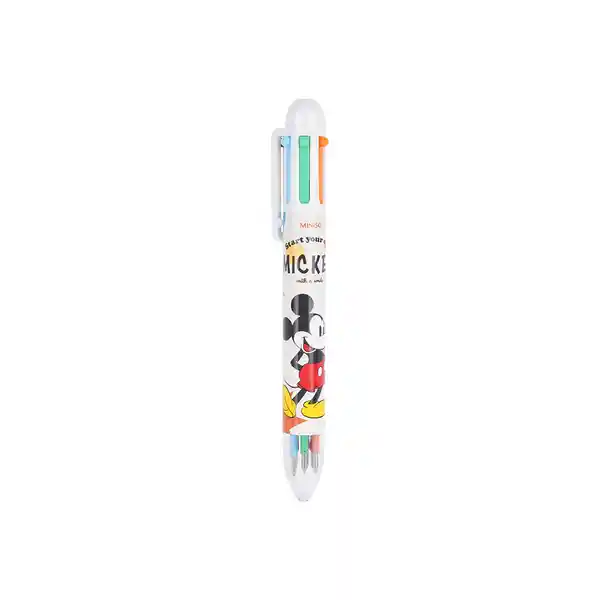 Esfero Retráctil de 6 Colores Serie Mickey Mouse Miniso