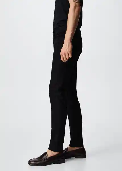 Pantalón Jean Jude Tejano Negro Talla 40 Hombre Mango