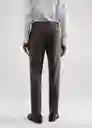 Pantalón Breda Gris Claro Vigoré Talla 38 Hombre Mango