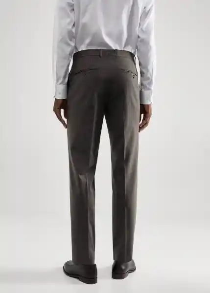 Pantalón Breda Gris Claro Vigoré Talla 38 Hombre Mango