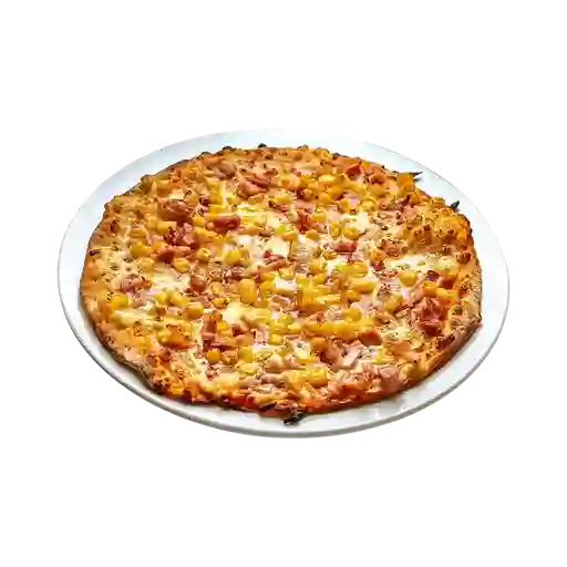 Pizza Maíz Tocineta Cebolla