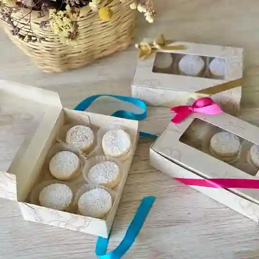 Caja Mini Alfajores X6