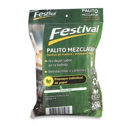 Festival Palo Mezclador Individual Madera