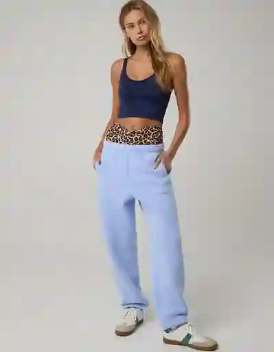 Top Azul Aerie Talla SMALL 1195410 American Eagle