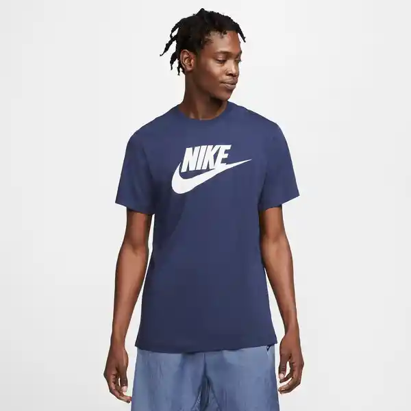 Nike Camiseta M Nsw Tee Icon Futura Azul Talla S Ref: AR5004-411