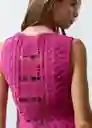 Suéter Tejido Mujer Rosa Rabano L 582G006 Naf Naf