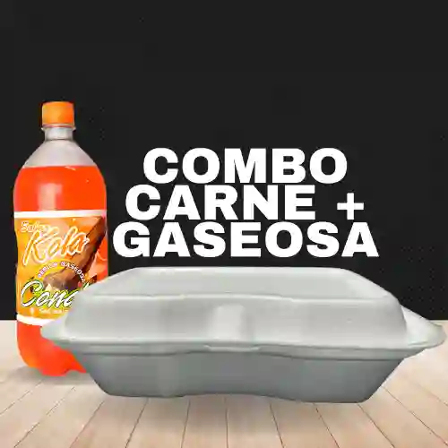 Combo Carne Pulpa 1lb + Gaseosa 250 ml