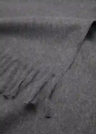 Bufanda Sweet Gris Oscuro Vigore Talla 99 Mujer Mango