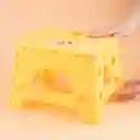 Taburete Plegable Metaverso Dundun Amarillo Miniso