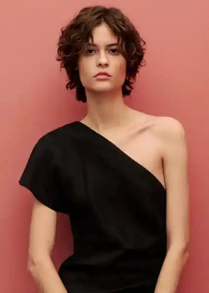 Vestido Rachel Negro Talla XS Mujer Mango