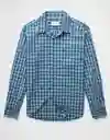 Camisa Hombre Azul Talla: MEDIUM 2722452 American Eagle