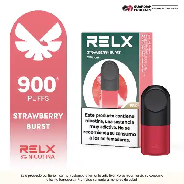 Relx Capsula  Strawberry Burst 3%