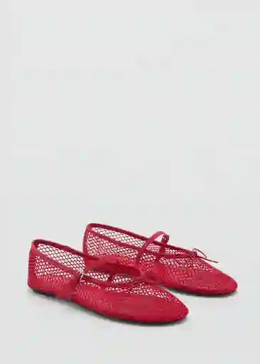 Zapatos Gala Rojo Talla 36 Mujer Mango