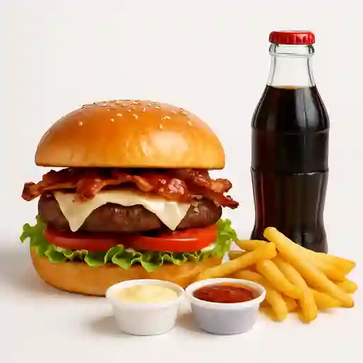 Combo Hamburguesa Tocino
