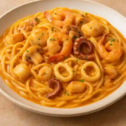Pasta con mariscos