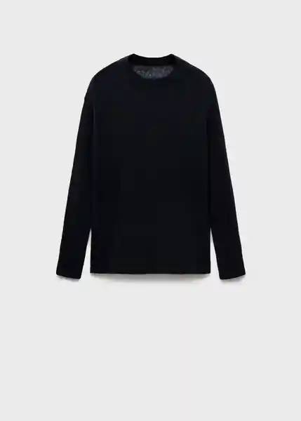 Jersey Pili Marino Talla S Mujer Mango