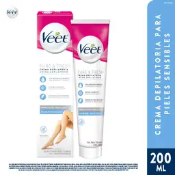 Veet Crema Depilatoria Corporal Pure Piel Sensible 200 mL