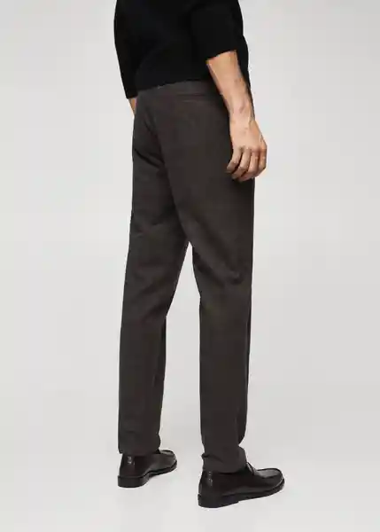 Pantalón Brest Coffee Talla 38 Hombre Mango