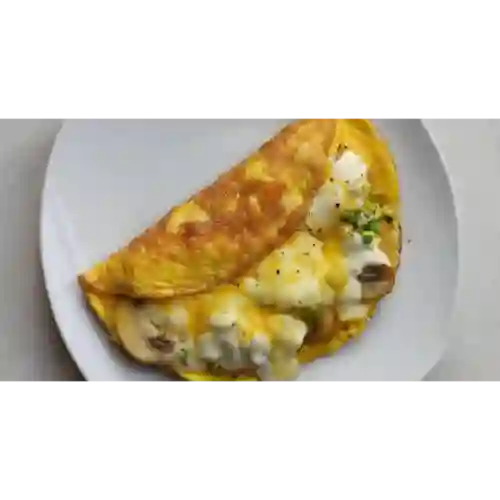 Desayuno con Omelette Frances