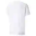 Puma Camiseta Performance Tee M Para Hombre Blanco Talla M