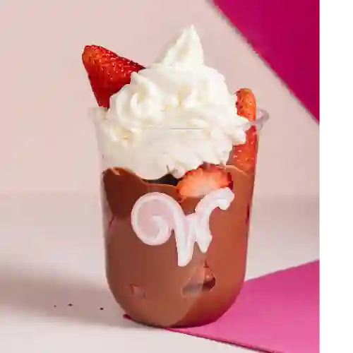 Fresas con Crema y Chocolate