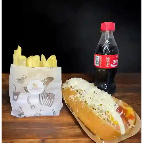 Combo Perro Sencillo + Papa + Gaseosa