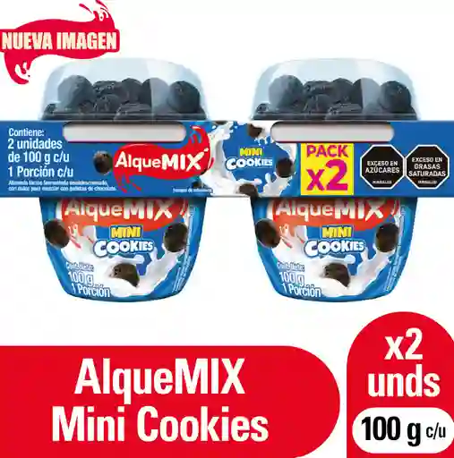 Alquemix Mini Cookies 100g x2 Unds
